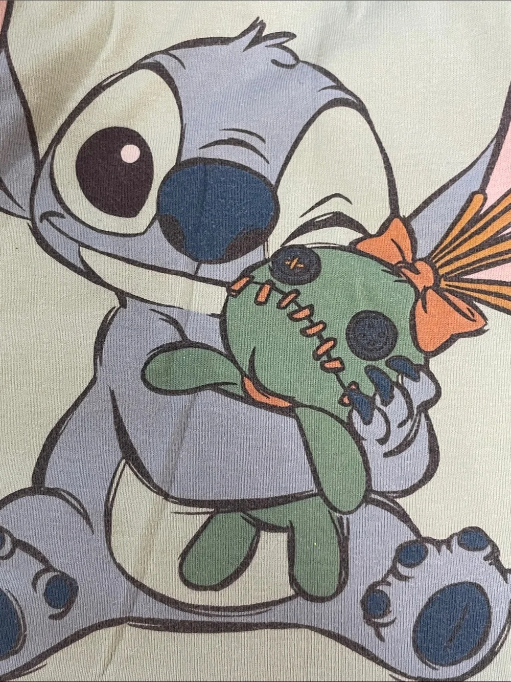 ⭐️4 for $20 Disney Stitch Green Heart Pajama Set
